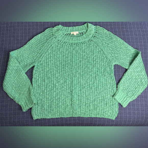 3/$20 Aeropostale Turquoise Knit Sweater LARGE - Picture 5 of 10